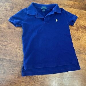Boys Polo Ralph Lauren blue 100% cotton polo size 4